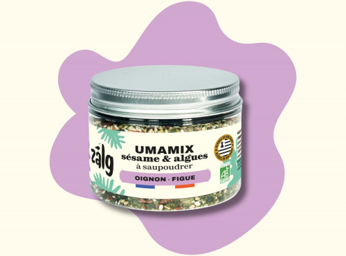 Zalg - UMAMIX : sésame & algues à saupoudrer - Oignon & Figue 50g