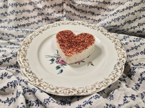 La Fermière - Fromage de chèvre Cœur au Piment d'Espelette X2