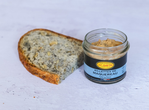 Etablissements JC David - Rillettes de Maquereau 60% - 90g