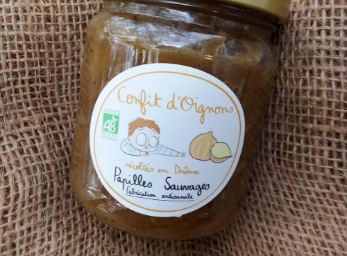 Papilles Sauvages - Confit d'oignons bio de la Drôme