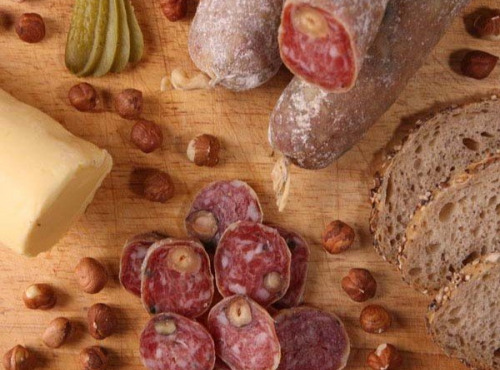 La Ferme du Louvier - Saucisson sec Noisette 200g