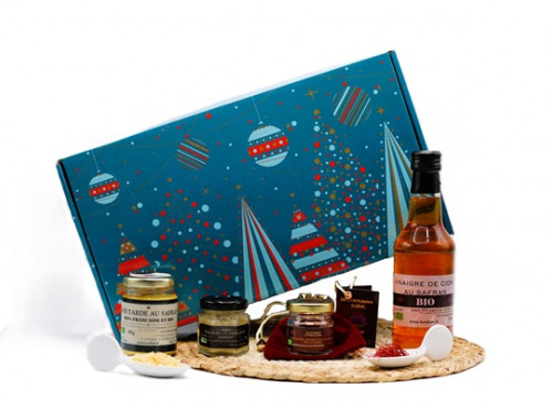 Le safran - l'or rouge des Ardennes - Coffret NOEL Safrané salé" x6