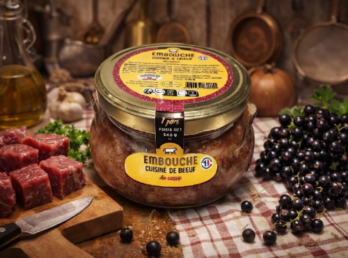 La Maison du Charolais - Cuisiné de Bœuf  AOP Bœuf de Charolles au cassis 500g