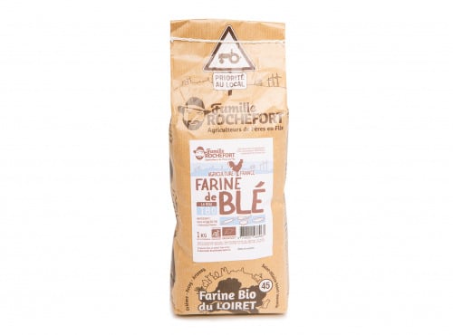 Famille Rochefort - Farine de blé bio T80 (bise) 1 kg