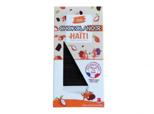 Charles Chocolartisan - Tablette de chocolat noir bean to bar origine Haïti 70%