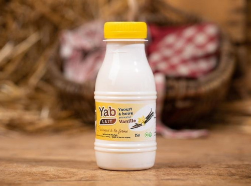 La Ferme de Blas'Lait - Yaourt à boire aromatisé à la Vanille x2
