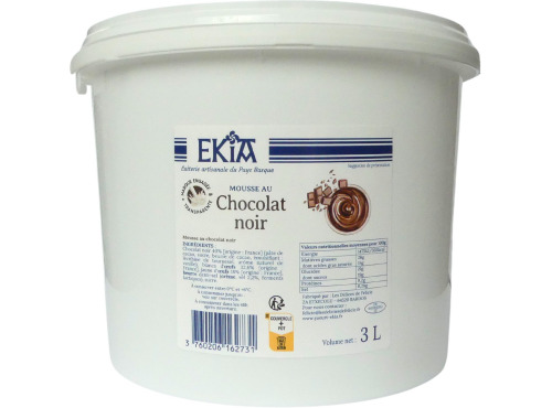 Bastidarra - Ekia - mousse au chocolat noir 3L
