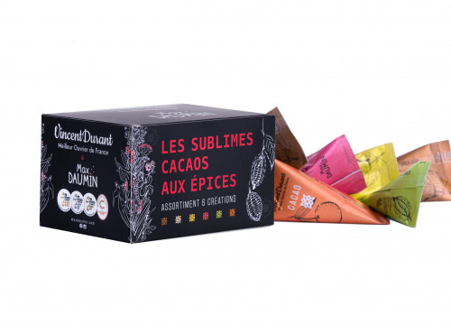 Epices Max Daumin - Les Sublimes Cacaos aux Epices par Vincent Durant, MOF Chocolatier et Max Daumin