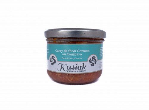 Kusiak - Carry de thon germon au combava - 220g