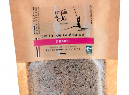 Artisans du Sel - Sel de Guérande au Poivre 3 Baies 200g x 12
