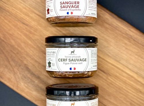 Venandi Sauvage par Nature - Panier 3 Terrines de Gibier 100% Français
