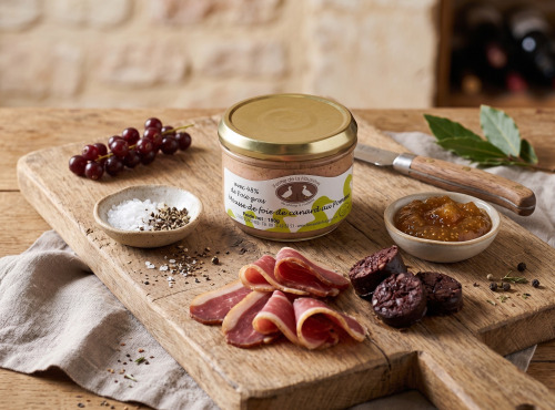 La Ferme du Louvier - Mousse de foie de porc au pommeau 180 g de porc élevé en plein air