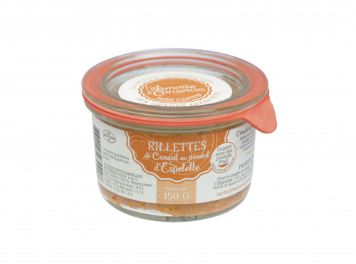 L'Armoire à Conserves - Rillettes De Canard Au Piment D'espelette