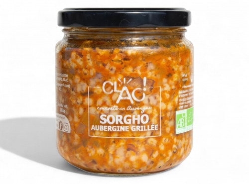 CLAC Conserverie - Sorgho à l'aubergine grillé bio - 350g