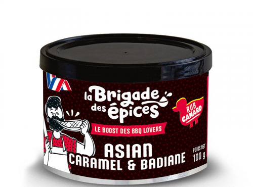La Brigade des Epices - RUB Asian Caramel & Badiane - Assaisonnement pour le canard - 100g