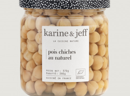 Karine & Jeff - Pois chiches au naturel 6x370g