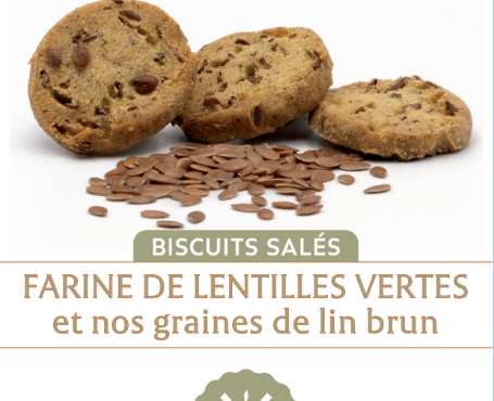 L'Atelier Contal - Paysan Meunier Biscuitier - LES CROQ'LIN - 100 g