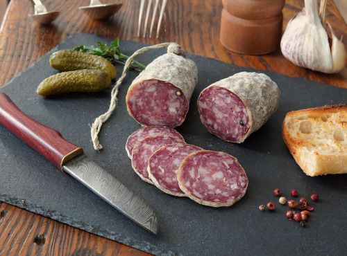 La Ferme du Chaudron - Saucisson sec au Comté Bio 250g