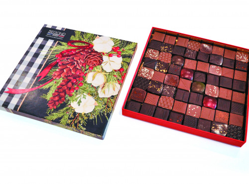 Philippe Segond MOF Pâtissier-Confiseur - Coffret cadeau Christmas 400g de chocolats