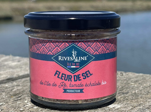 Rivesaline - Terre Saline - Fleur de sel Tomate Echalote Bio 80g