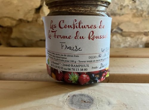 Ferme du Roussel - Confiure de fraise 240g