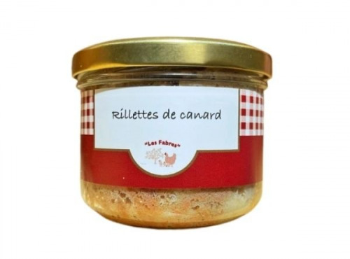Ferme des Fabres, Vos Manges Gardiens - Rillettes de Canard 200g