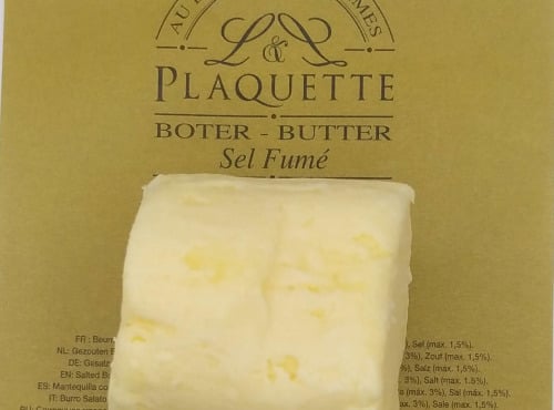 Beurre Plaquette - Beurre aux Sels Fumés 100G X 12