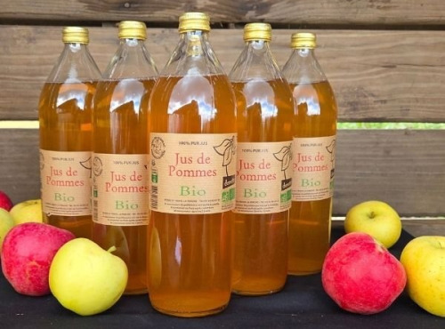 Le verger bio de Quinsac - Lot de 6 jus de pomme 1L BIO et Demeter