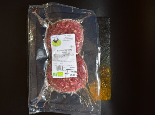 Dégustonfoin - [SURGELE] Steaks Hachés de Bœuf Simmental BIO – 6x120 g