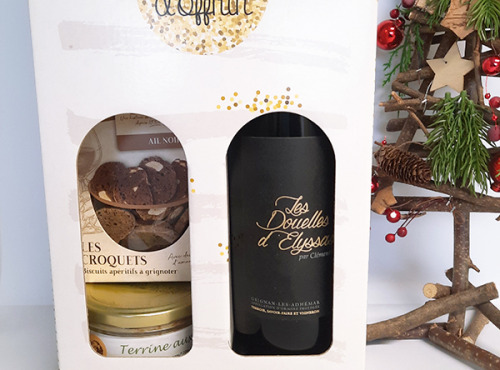 Maison Boutarin - Coffret apéritif ail noir & vin rouge