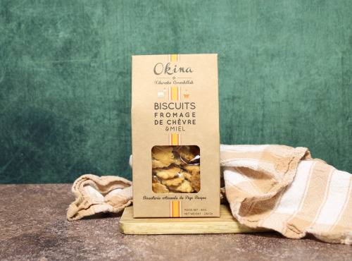 Fromage Gourmet - Biscuits Fromage de Chèvre et miel 80g