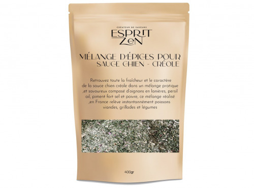 Esprit Zen - Mélange d'Épices pour Sauce Chien Créoles - sachet 400g