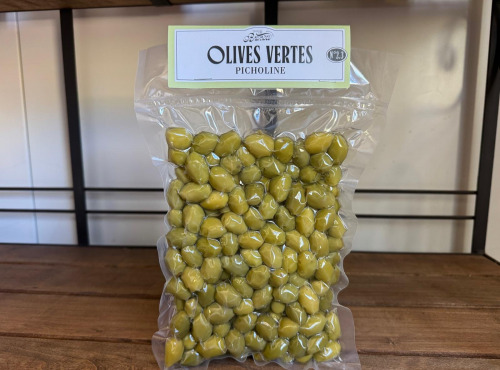 Vergers des brunots - Olives vertes Picholine 500g