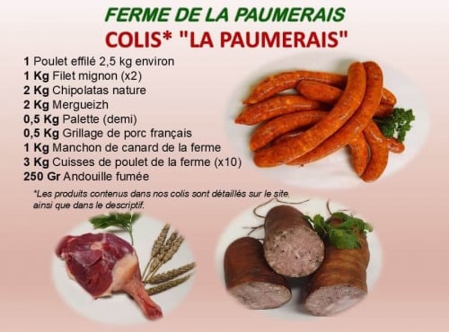 Ferme de la Paumerais - COLIS "DE LA PAUMERAIS" (x1) - 12,5 Kg