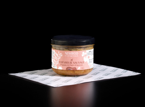 Nemrod - Terrine de Chevreuil Figues et Pain d’épices - 12x180g