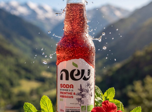 Ors na Bruma - nèu-Menthe/Hibiscus-soda botanique bio