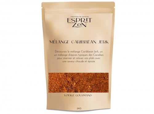 Esprit Zen - Mélange Épices Caribbean JERK - Sachet de 2KG