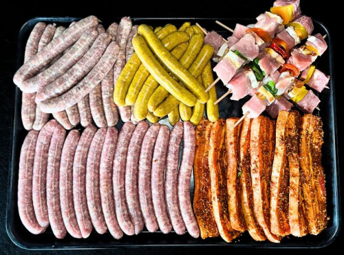 Le Lavandier Charcutier Pontivy - Colis Barbecue Gourmand (15pers) - Porc