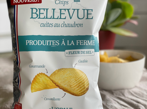 Chips Bellevue - Trio Chips fermières - Nature + Ondulée + Ail des ours (20 sachets)