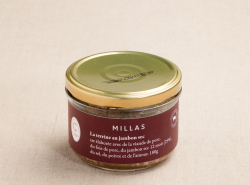 Maison Millas - Terrine De Pâté Au Jambon - 180g