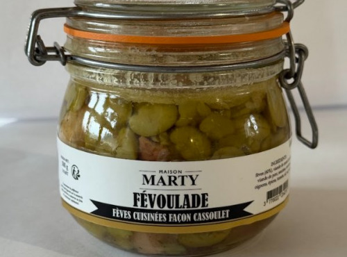 CHARCUTERIE MAISON MARTY - Févoulade - Fèves cuisinées façon cassoulet 500g