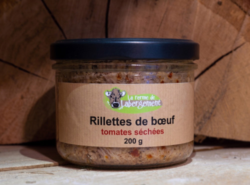La Ferme de Labergement - Rillettes de bœuf tomates sechées 200 g