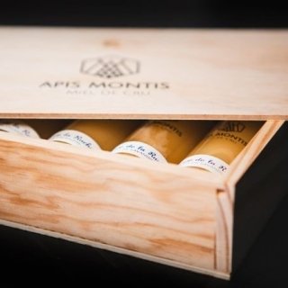 Apis Montis - Coffret cadeau - La Caisse Bois - 6x200g