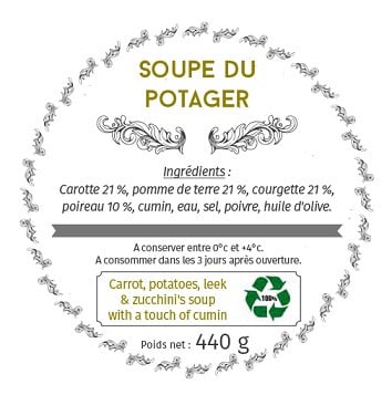 Les Bocaux du Bistrot - Soupe du potager