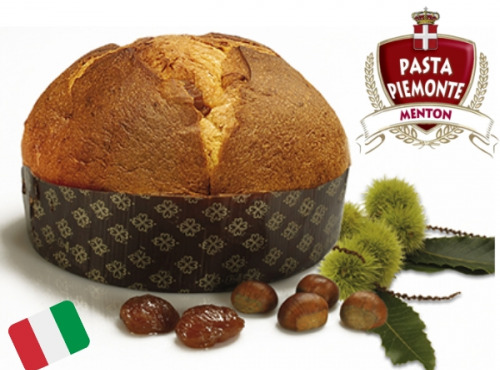 PASTA PIEMONTE - Panettone Aux Marrons Glacés - 1Kg