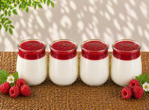 Gaec de l'Elanion - Yaourt Confiture Framboise x4