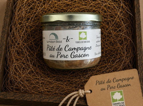 Terres de Bon Sens - Pâté de campagne au porc gascon 180g