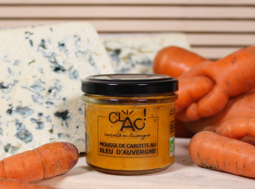 CLAC Conserverie - Mousse de carotte au bleu d'Auvergne 100g