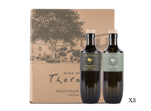 Mas des Thorades - Huiles d'olive Duo signature du Mas — 6x50 cl
