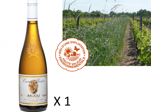 Château de Belleville Maison Baron - Aoc Anjou Blanc Sec 2019 : Cuvée Plaisir. 1 Bouteille
